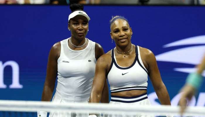 Williams sisters suffer three-set defeat in emotional US Open doubles return